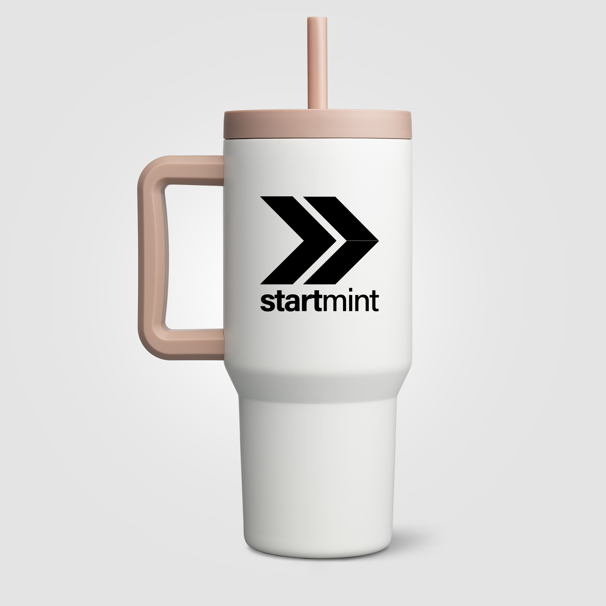 Grosche Aspen Stainless Steel Triple-Wall Insulated Straw Mug - 32oz 2