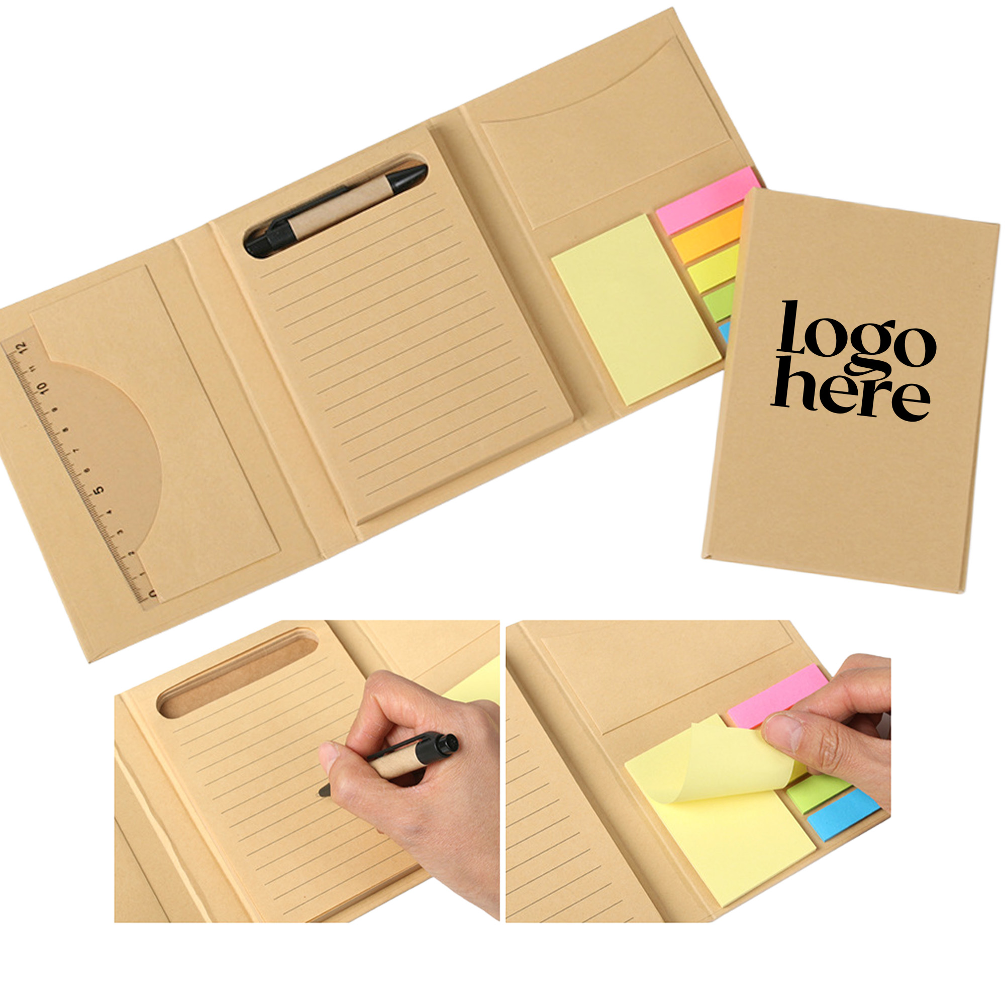 Study Multi-Functional Sticky Notebook with Pen 2