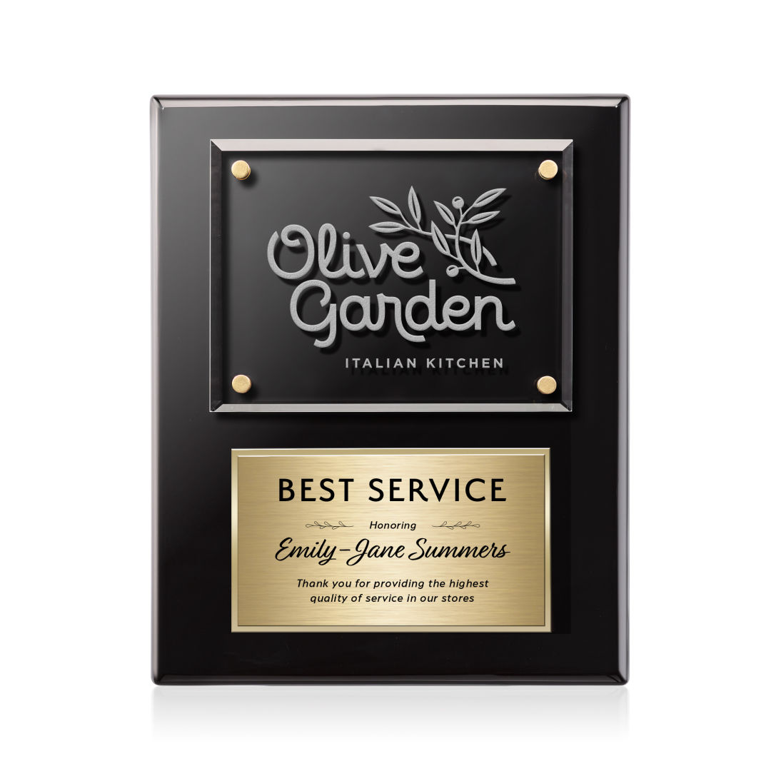 Gossamer Plaque - Black/Gold 5