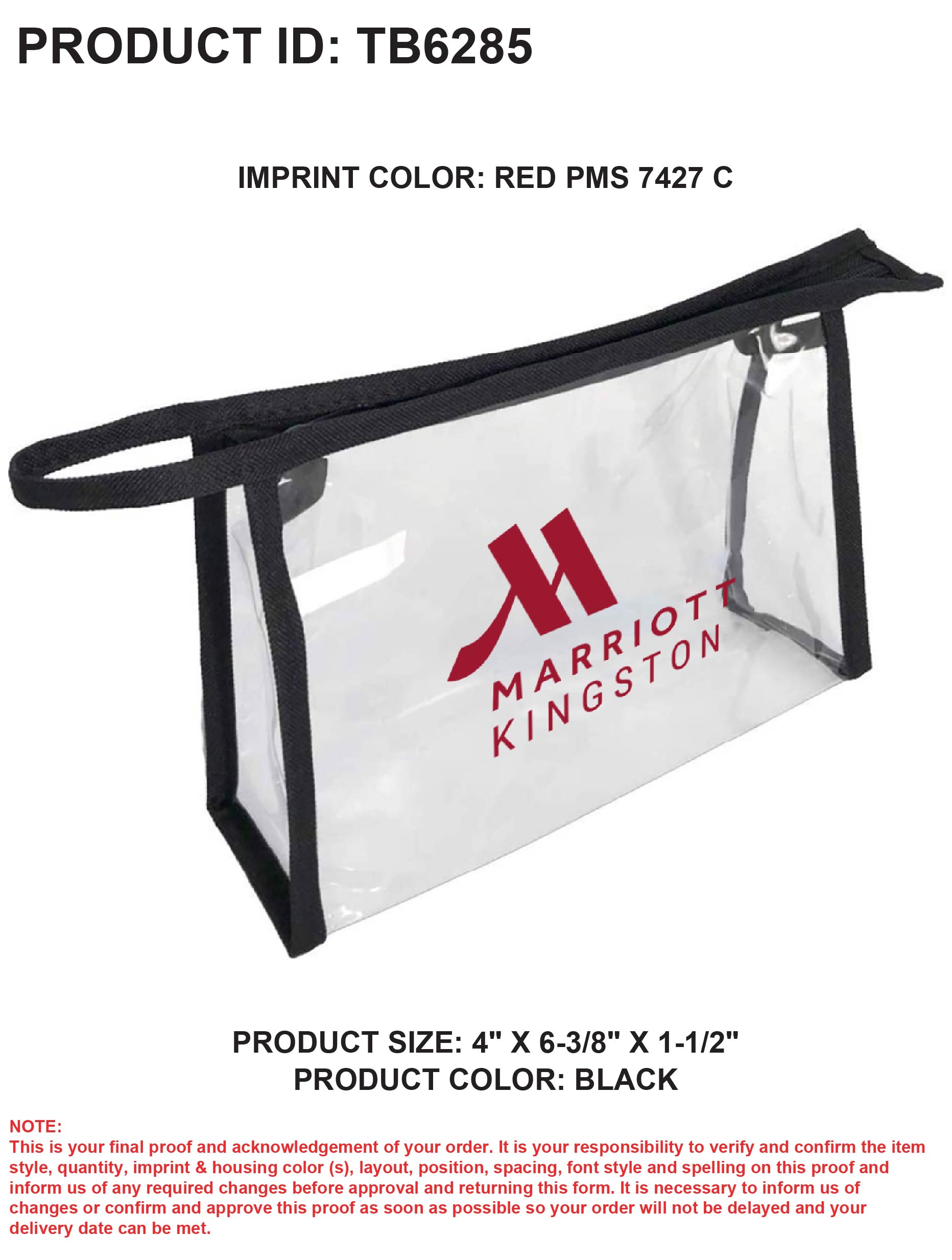 Fashion Toiletry Cosmetic Bag - Transparent 5