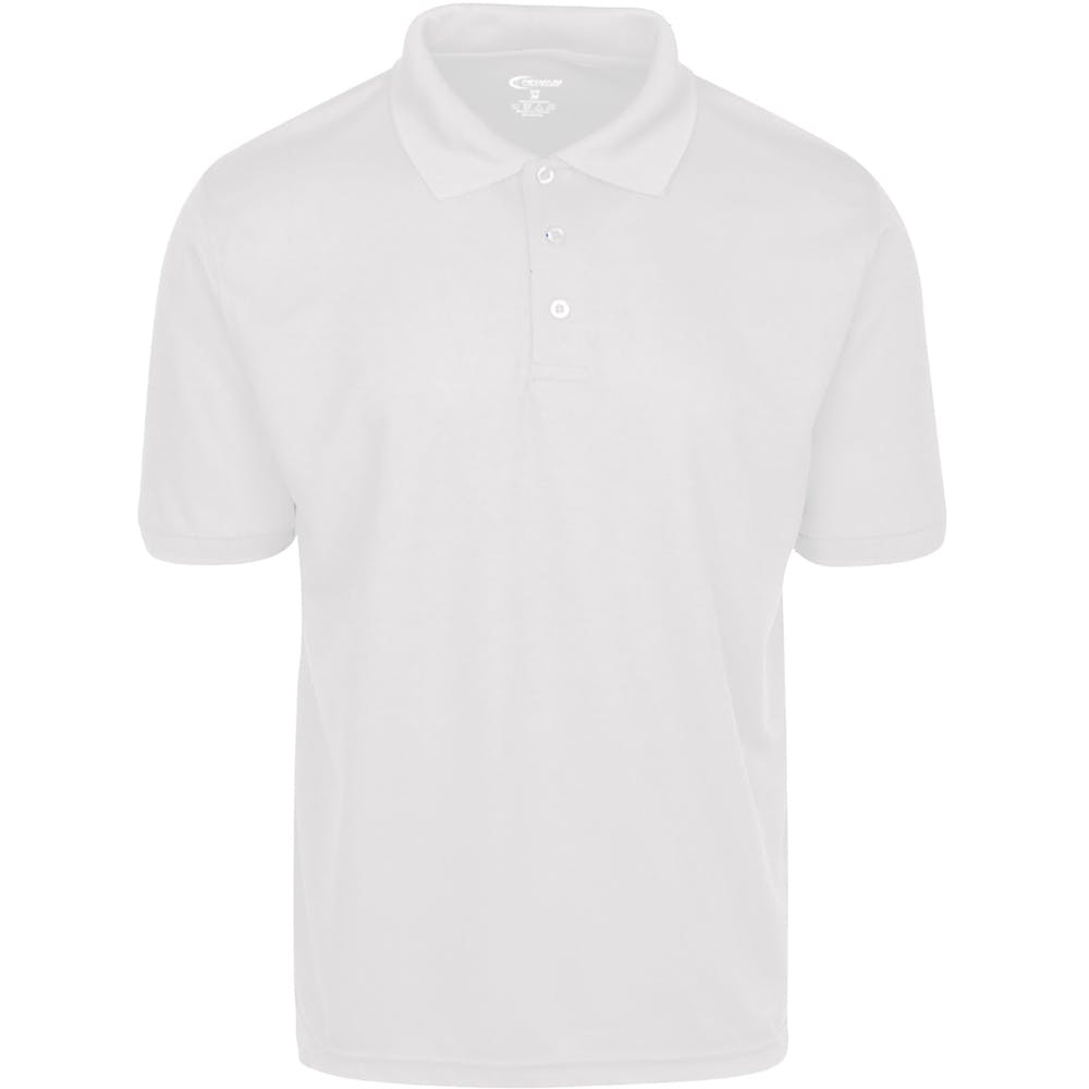 Men's Polo Shirts - White Small Moisture Wicking 2