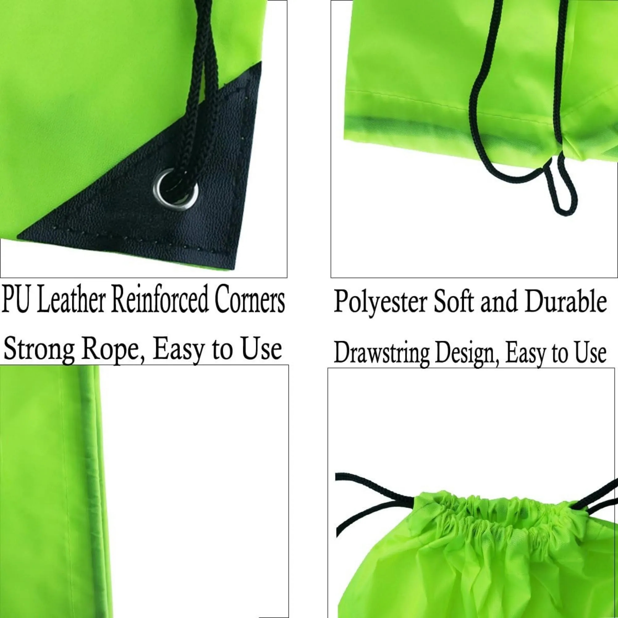 Drawstring Backpack Polyester Storage Bag MOQ50 2