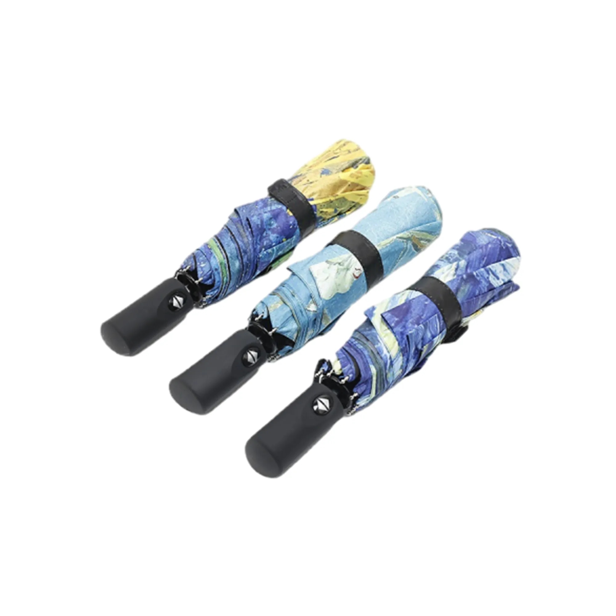 42" Fashionable Sun And Rainproof Automatic Folding Umbrella 3