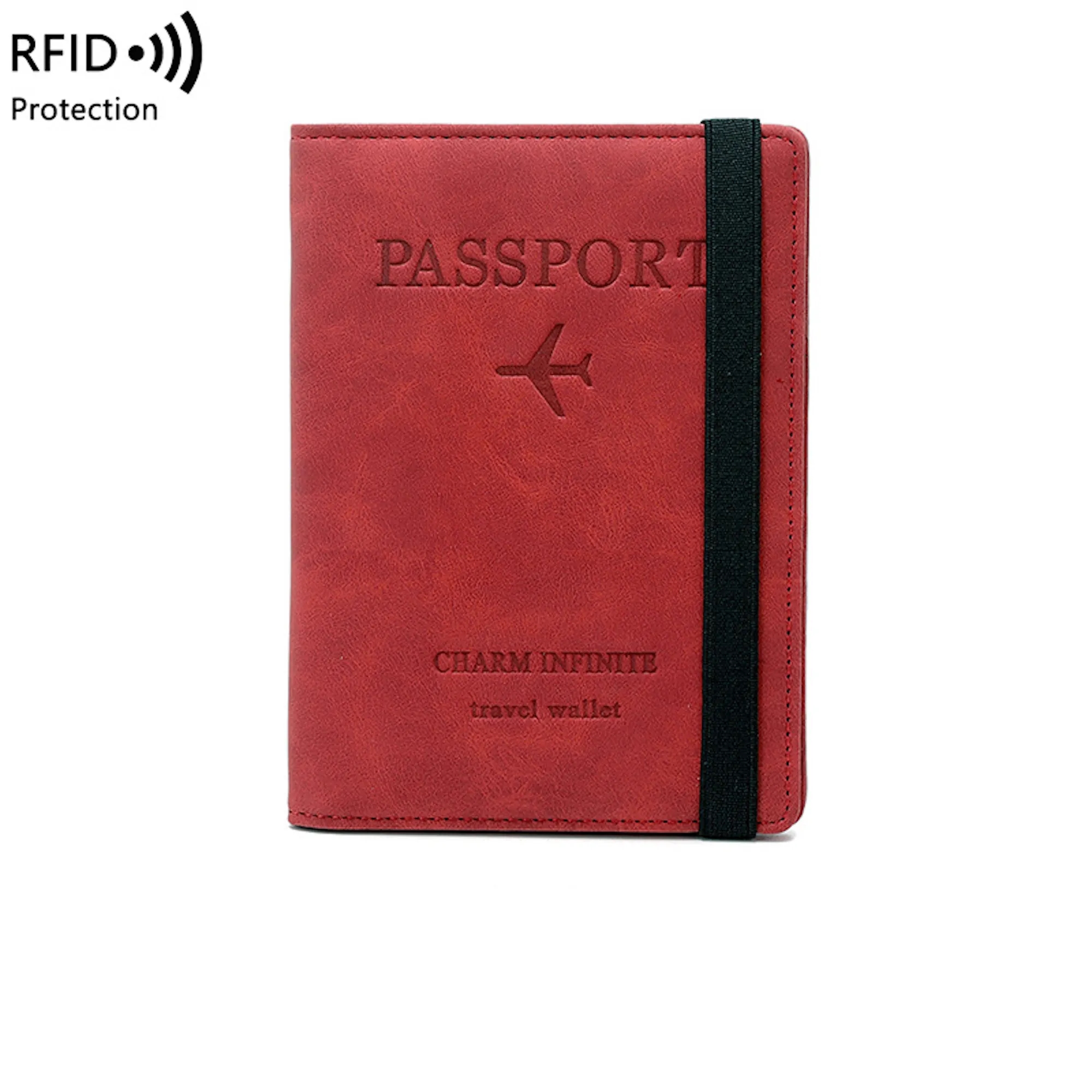 RFID Blocking Travel Passport Holder Cover Slim Id Card Case 7