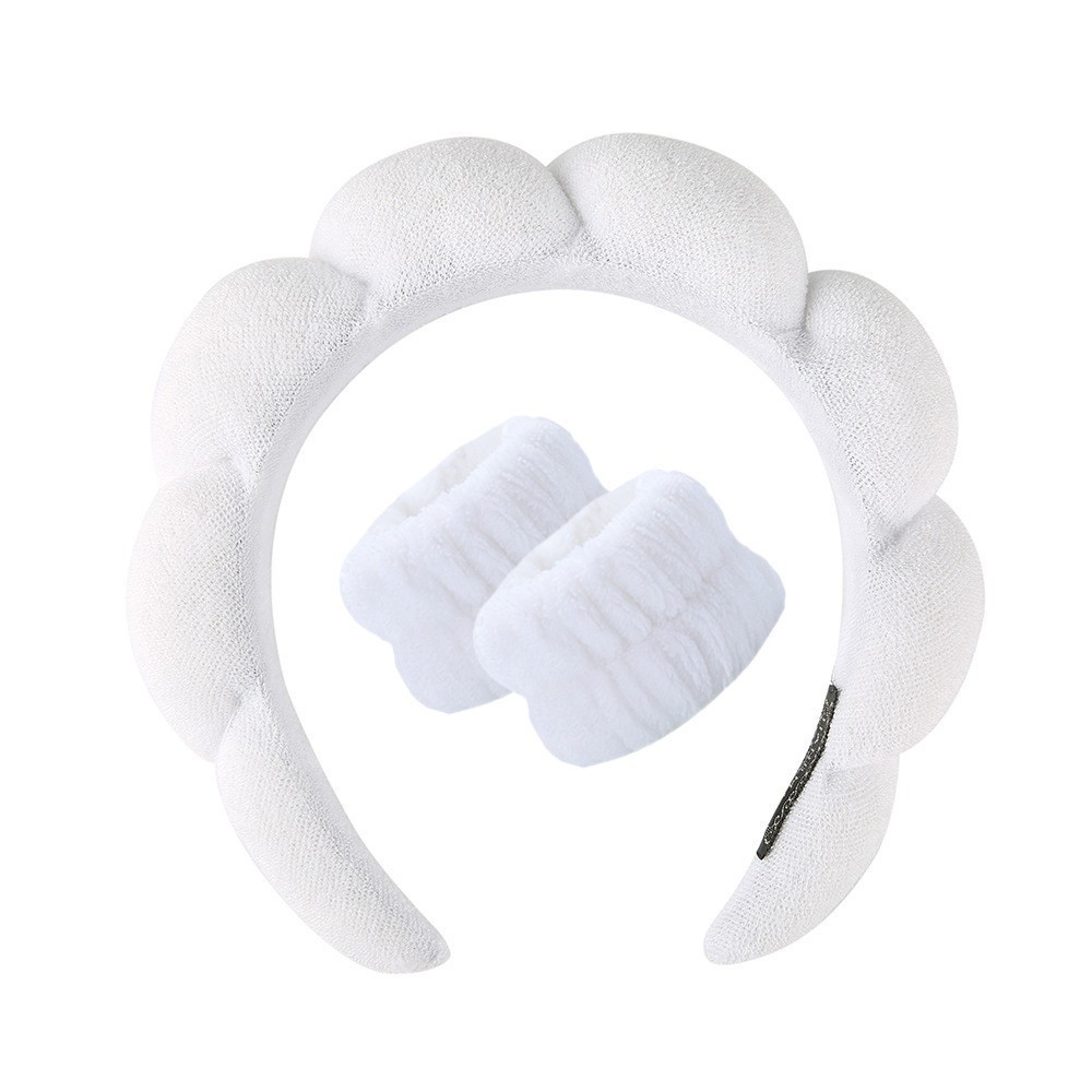 MOQ50 Terry Cloth Spa Cloud Headband 4