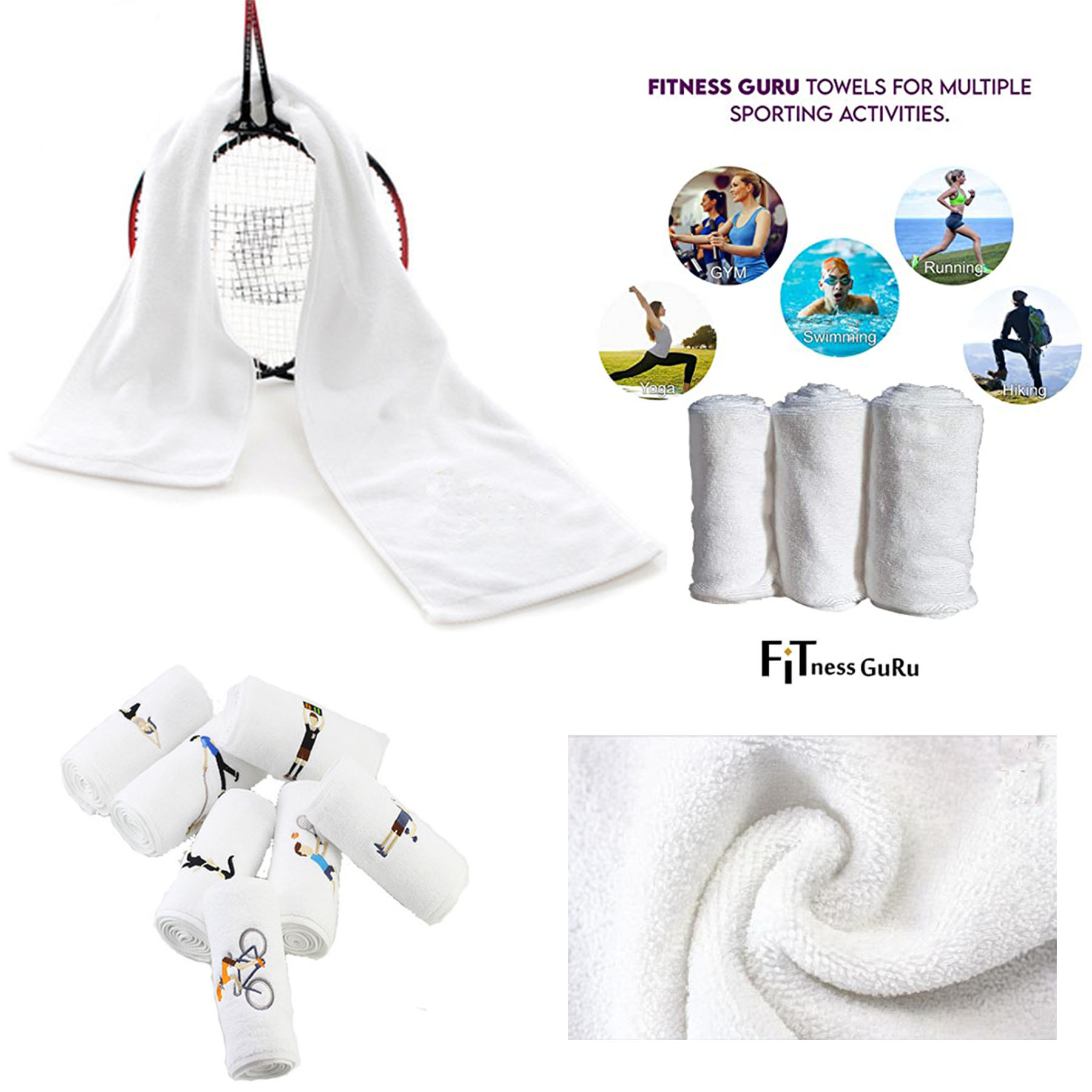 Embroidered Sports Towel 2