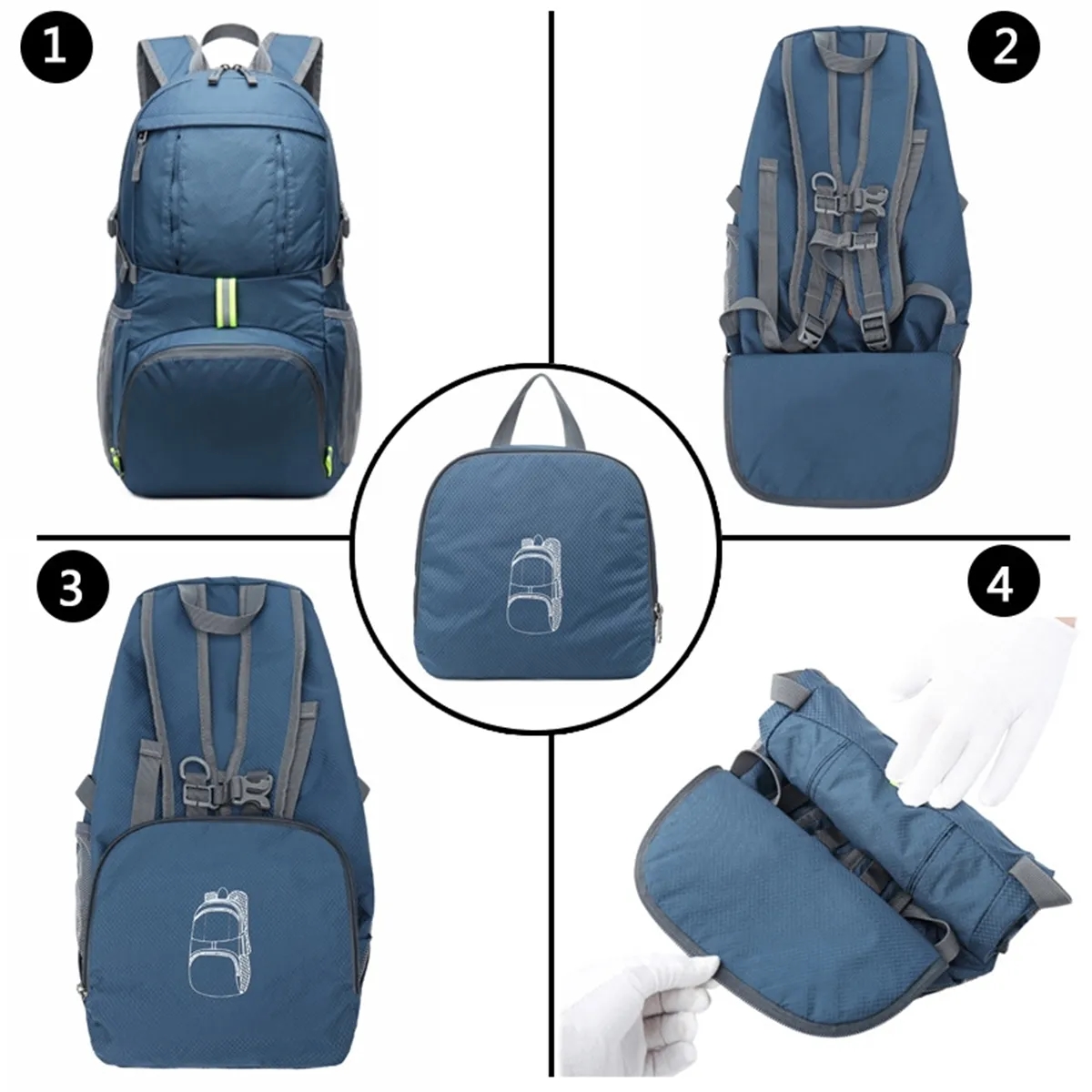 35L Ultralight Packable Foldable Travel Backpack Daypack 1