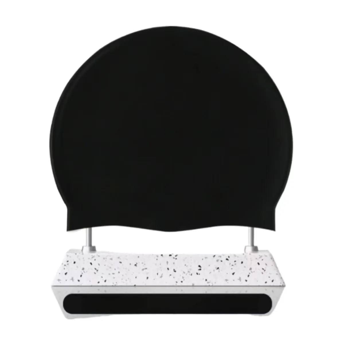 Solid Solor Silicone Swim Cap 3