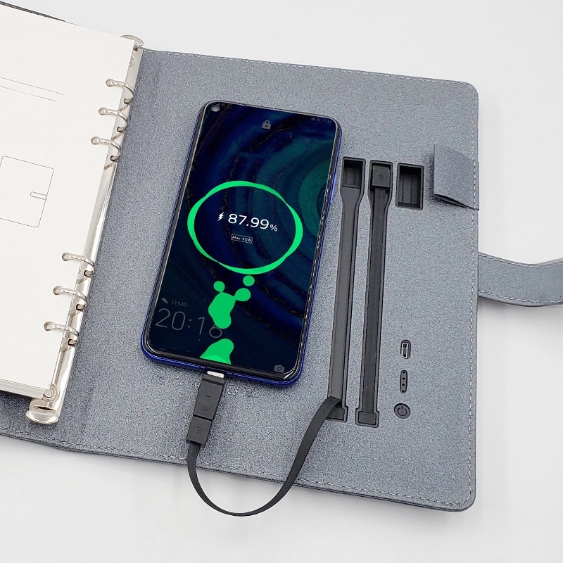 Tech Portfolio with Wireless Phone Charger 10