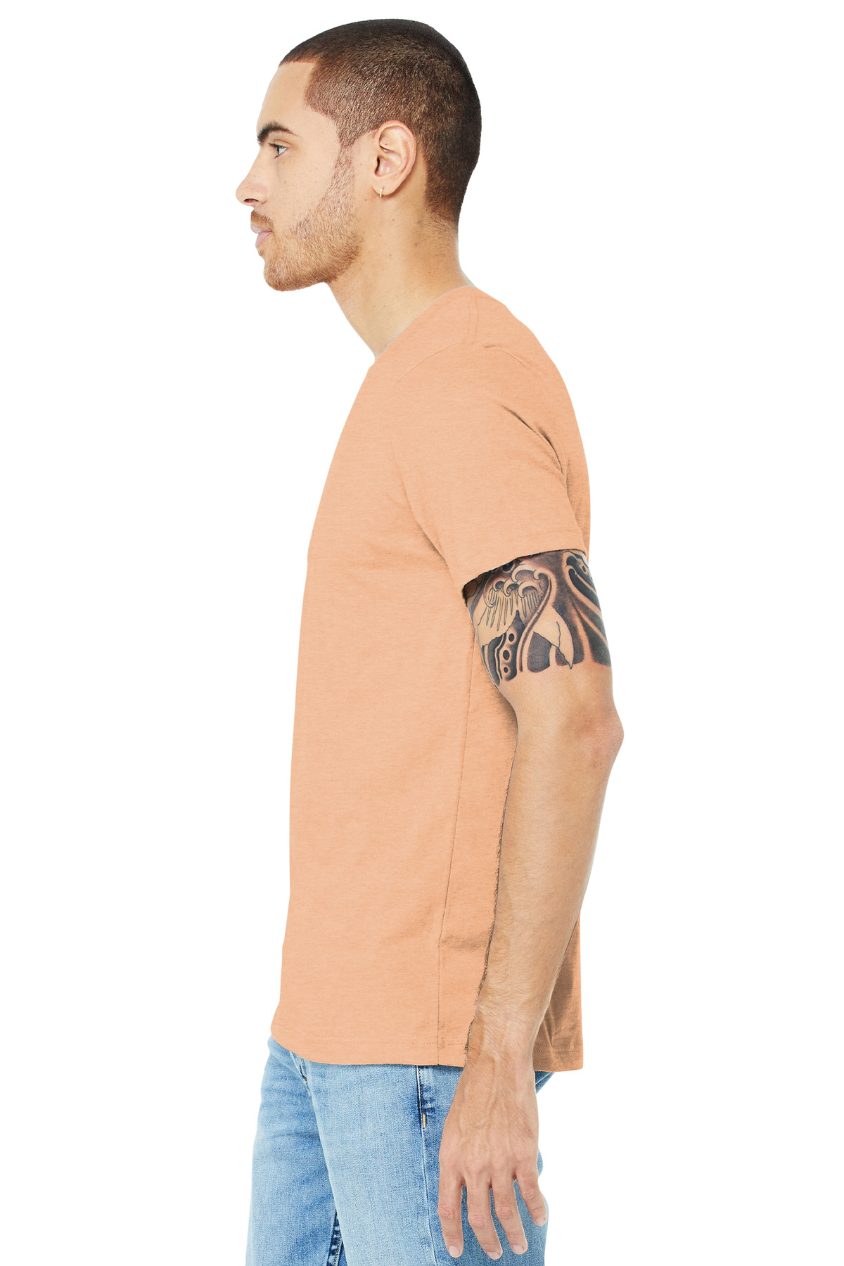 BELLA+CANVAS® Unisex Heather CVC Short Sleeve Tee 124