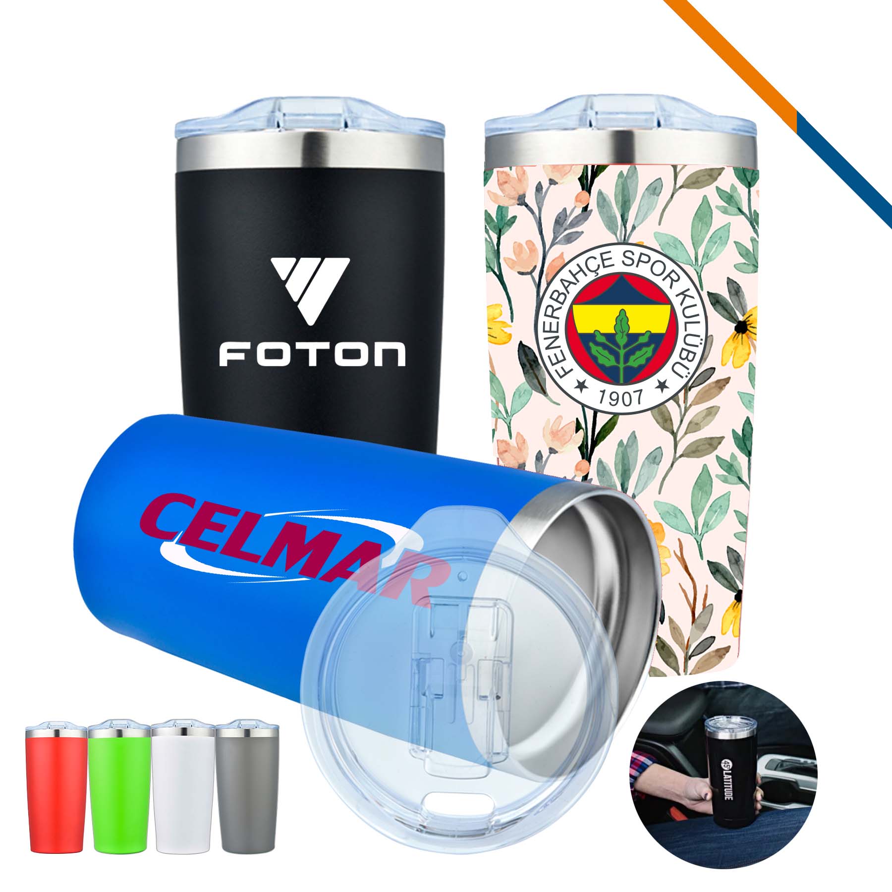 Lion Stainless Steel Mug - 20 OZ. 8