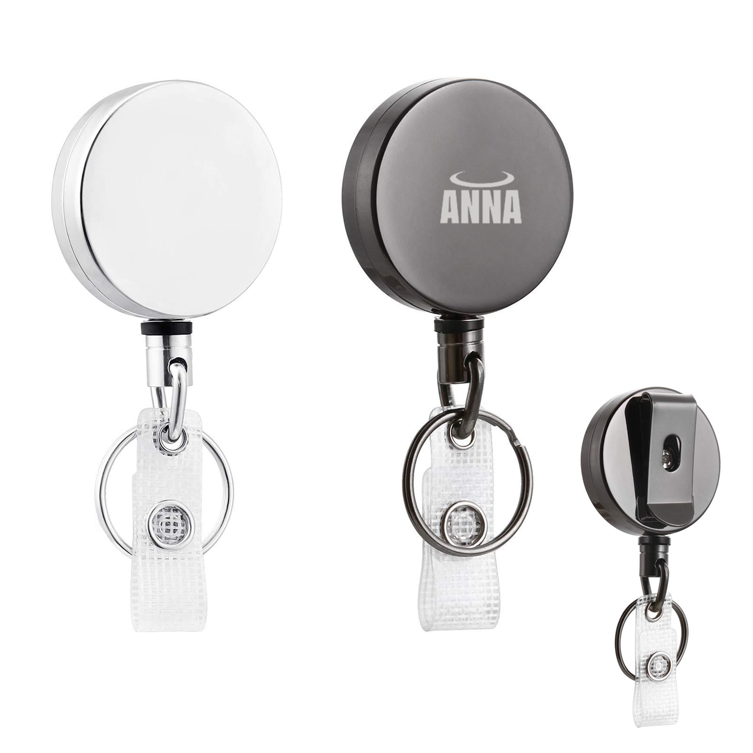 Retractable Badge Holder with Clip 1