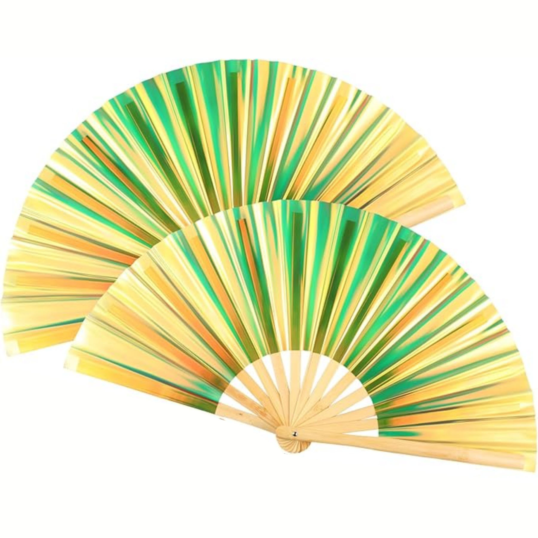 Large Folding Hand Silk Fan 7