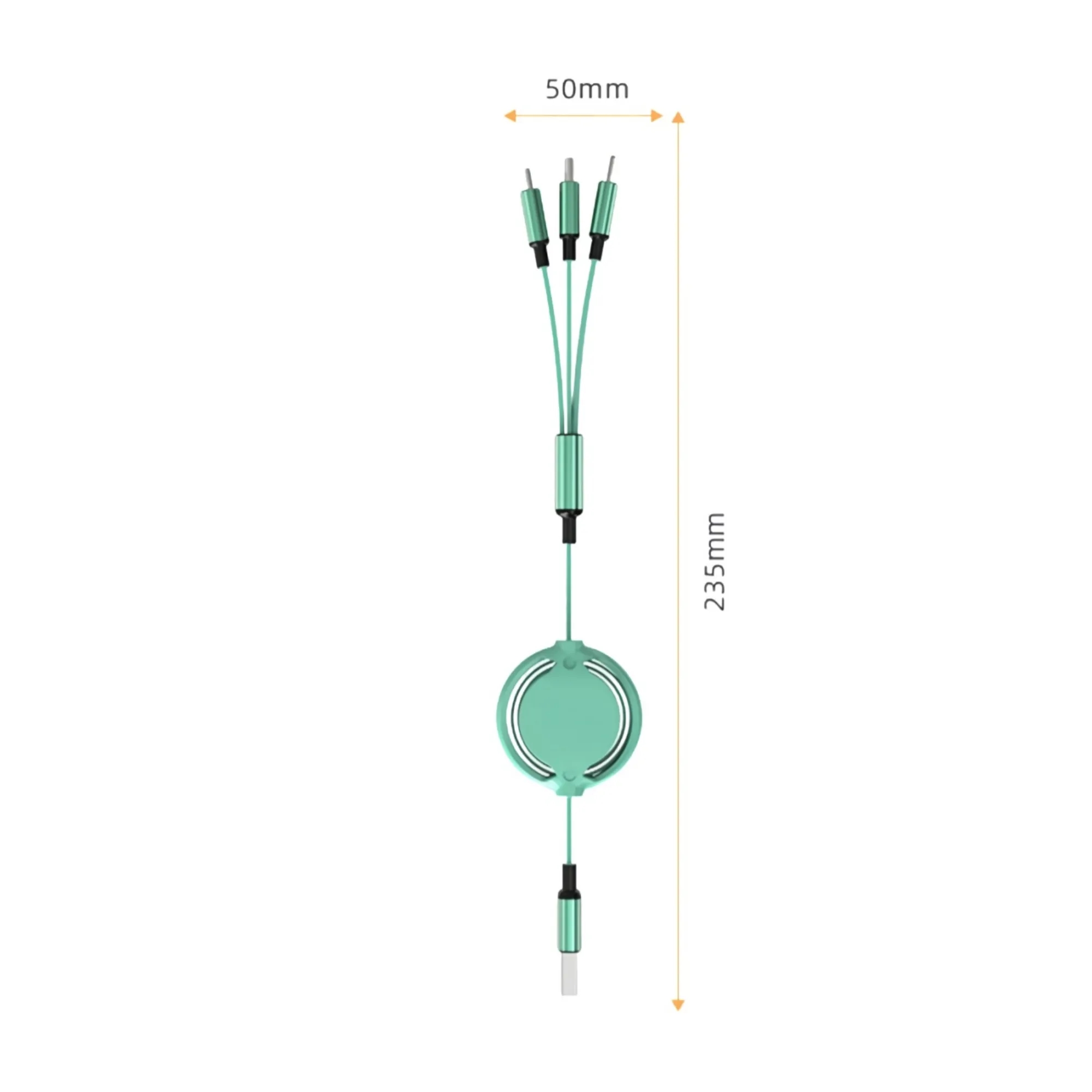 3 in 1 Retractable Multi Charging Cable 8