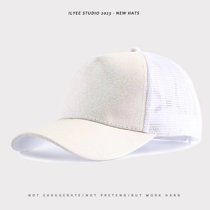 Summer Fashion Sequin Mesh Baseball Cap 9