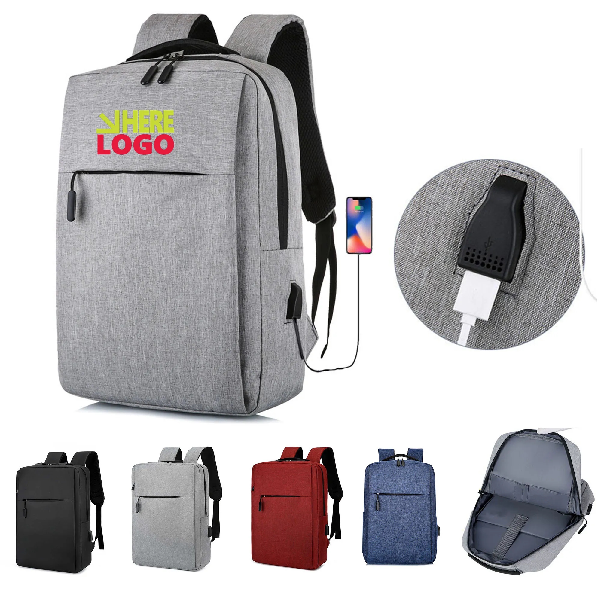 usiness Slim Durable Travel Backpack 2