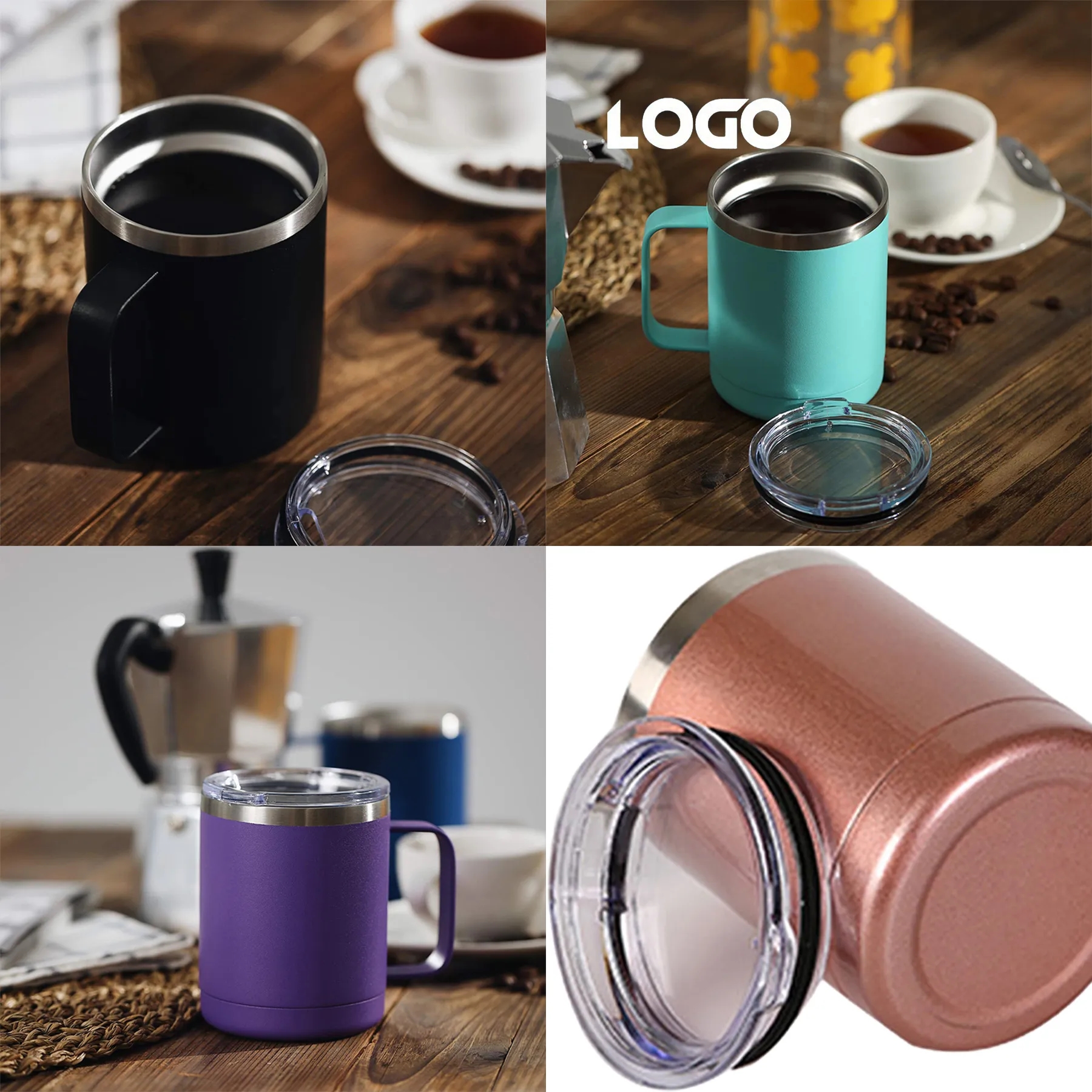 Insulated Coffee Mug with Lid 3