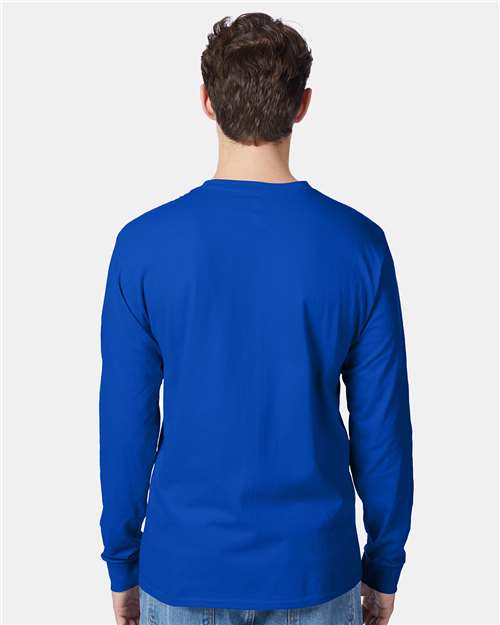Unisex Authentic Long Sleeve Pocket T-Shirt - 5596 37