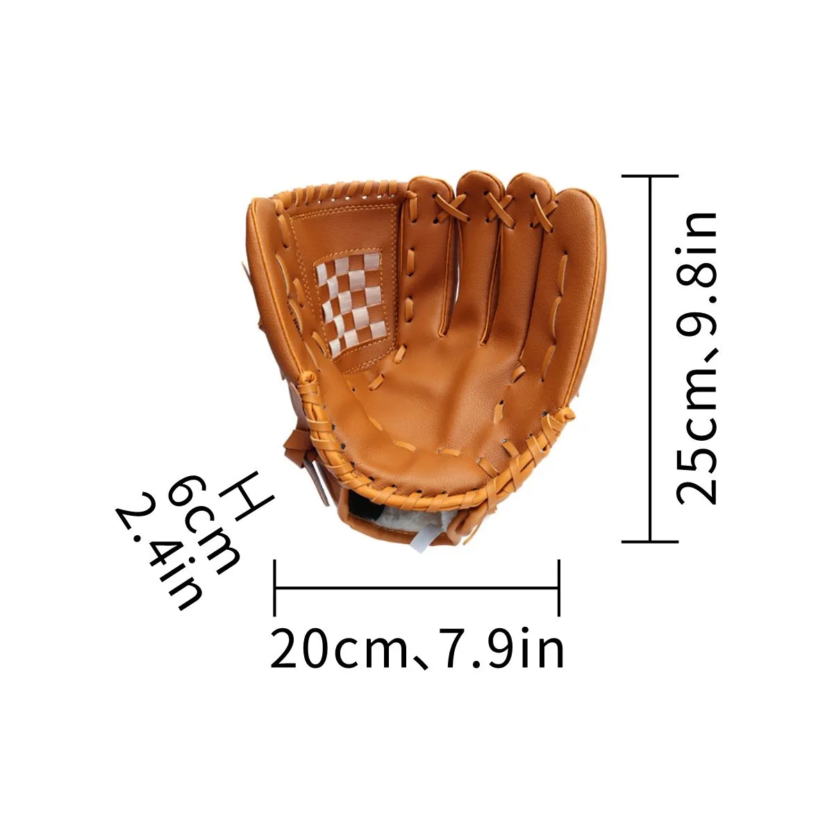 PU Baseball Softball Glove With Basket Web 3
