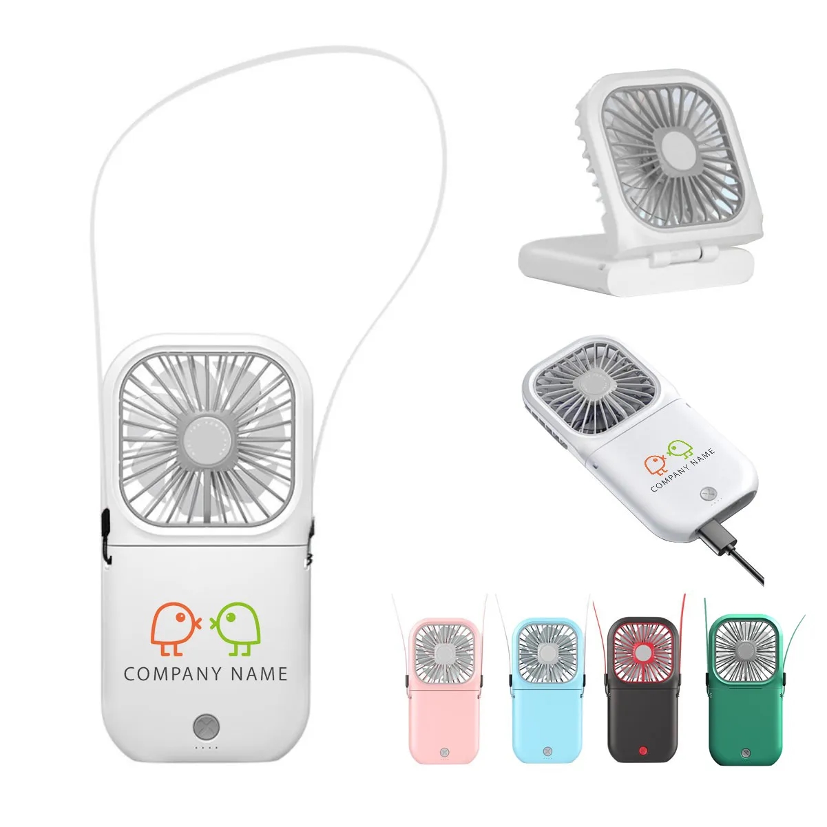 Portable Handheld Fan with Lanyard 3