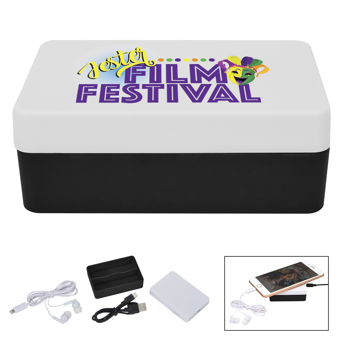 3-In-1 Stowaway Wireless Charging Kit With Earbuds 23