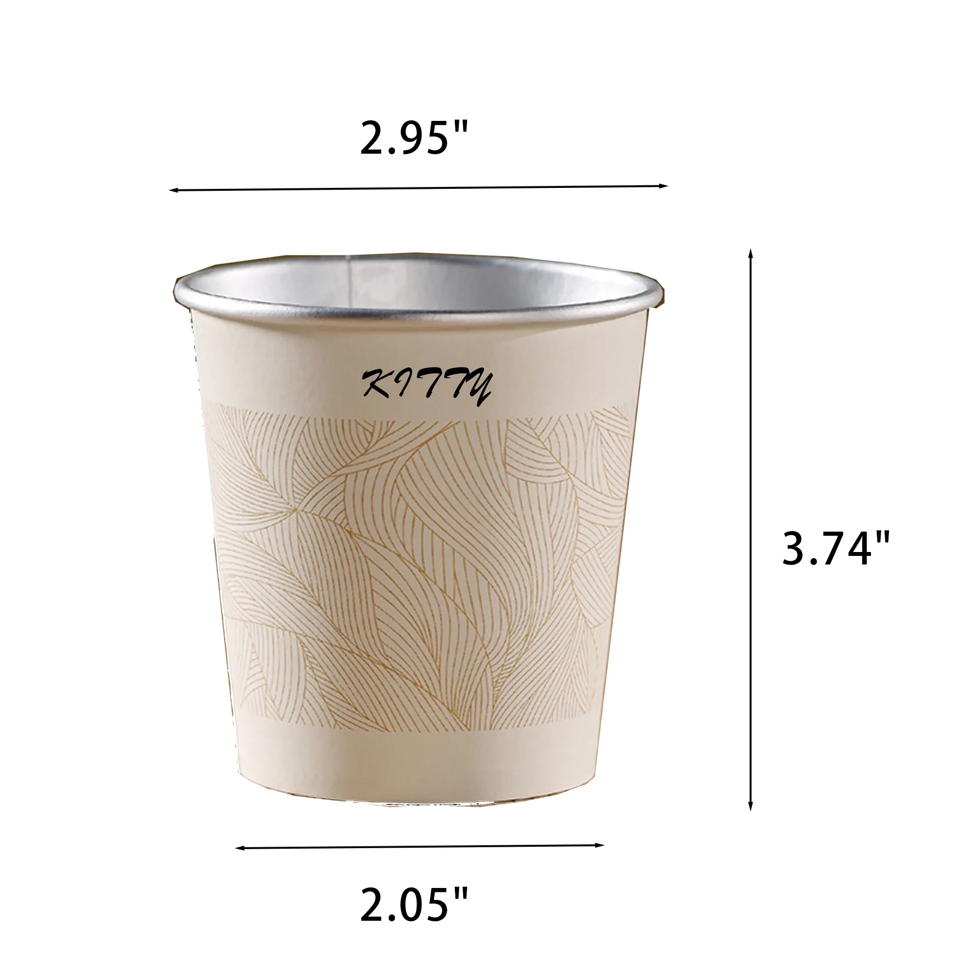 Custom Disposable Aluminum Foil Paper Cup 3
