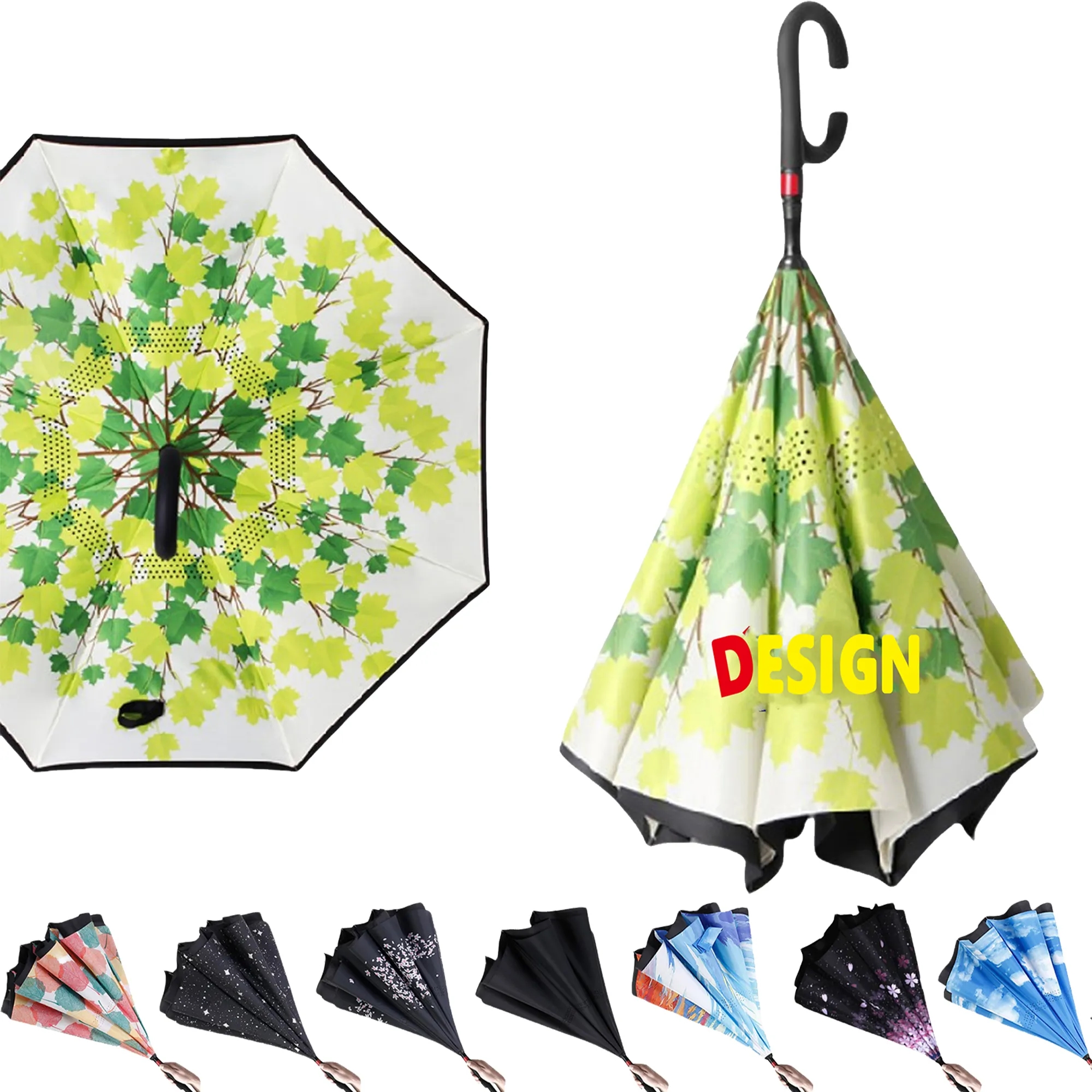 Reverse Folding Compact Umbrella MOQ50 2