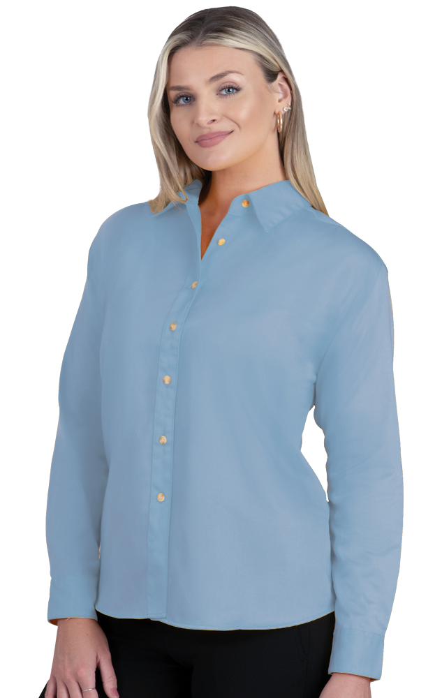 Ladies' Scotchgard Twill L/S Shirt 55