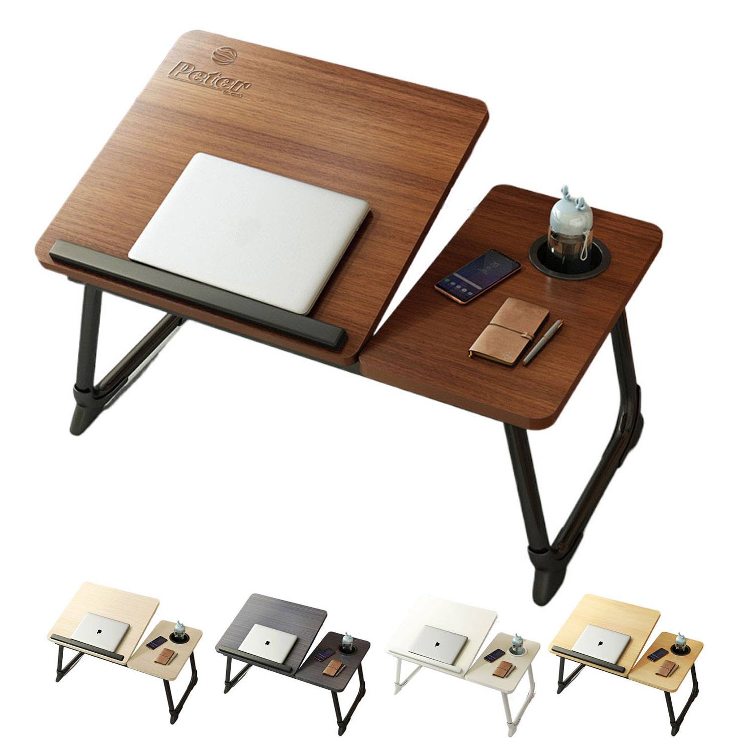 Adjustable Foldable Laptop Desk for Bed and Couch 2