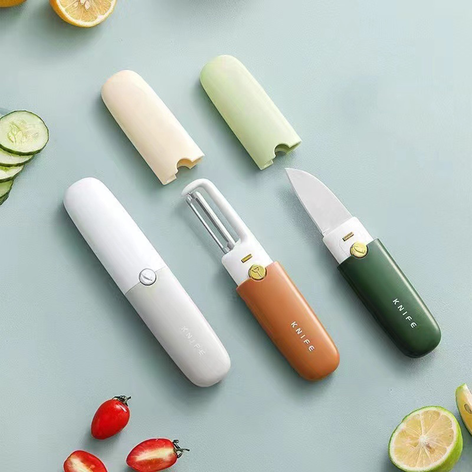 2 In 1 Paring Knife With Carrying Case 3