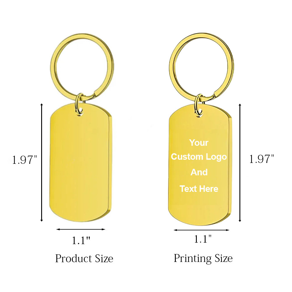 Photo Keychain With Text Unique Engraved 10