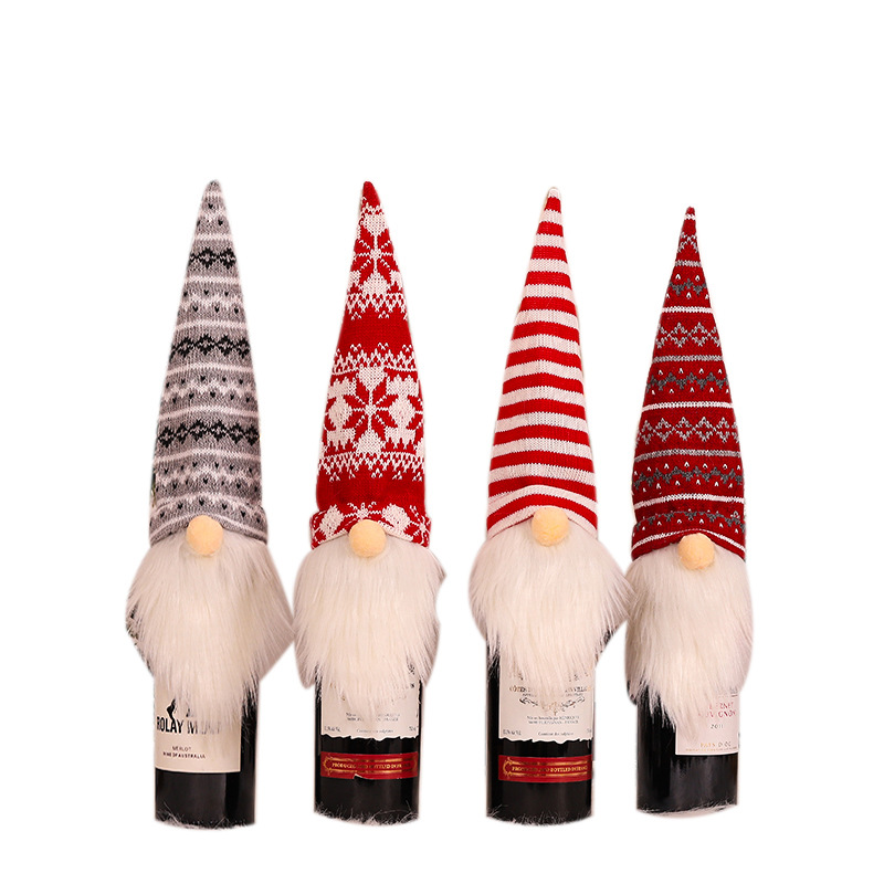 Wine Bottle Toppers Christmas Decorations Wine Bottle Covers 1