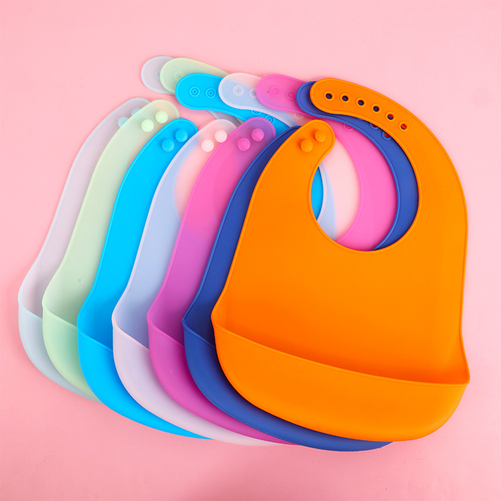 Silicone waterproof baby bib