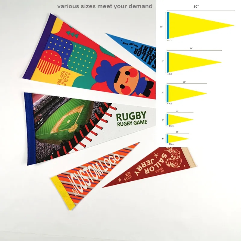 Custom Felt Pennant Flag 4