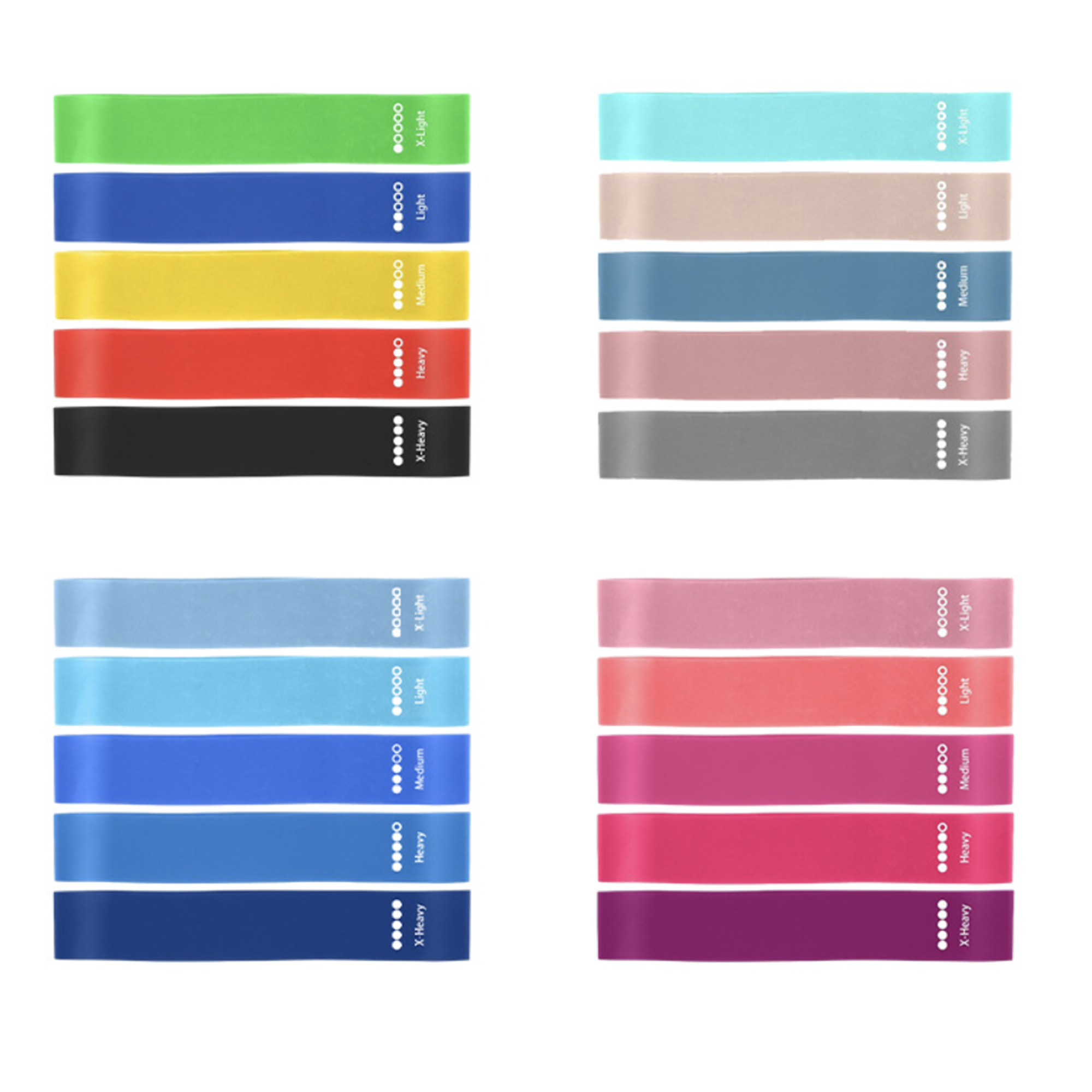 MOQ 50 PCS Durable Yoga Resistance Band 1