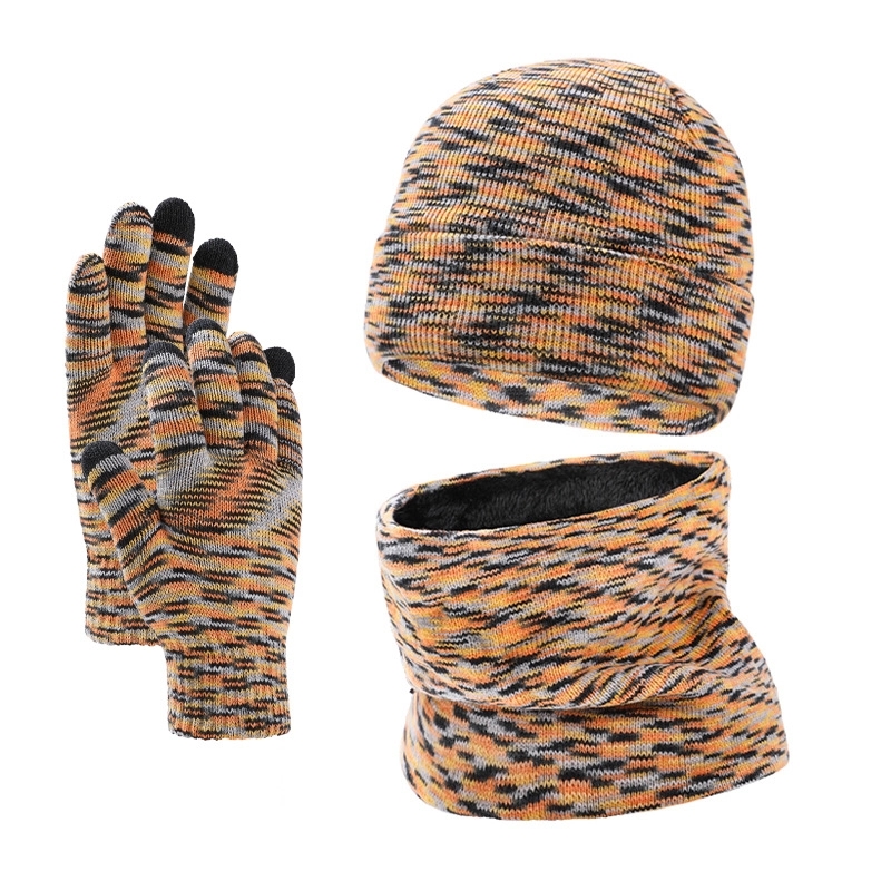 3 in 1 Heathered Knit Winter Set 2