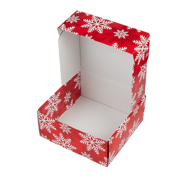 Red Snowflake Holiday Gift Box 5