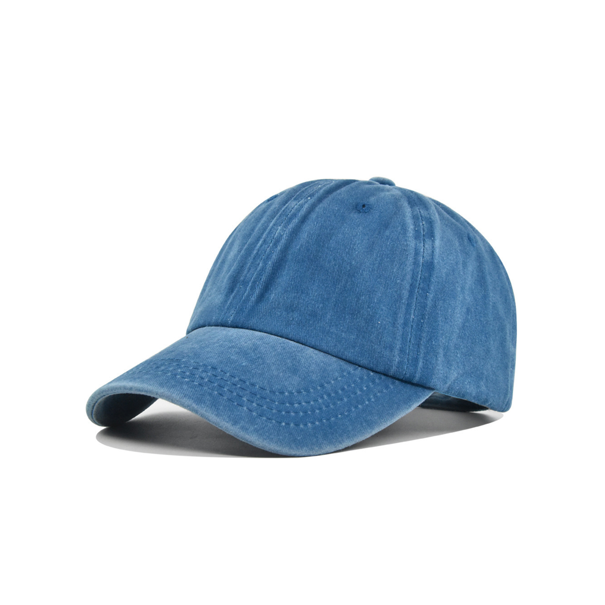 Cotton Adjustable Baseball Cap With Metal Buckle 7