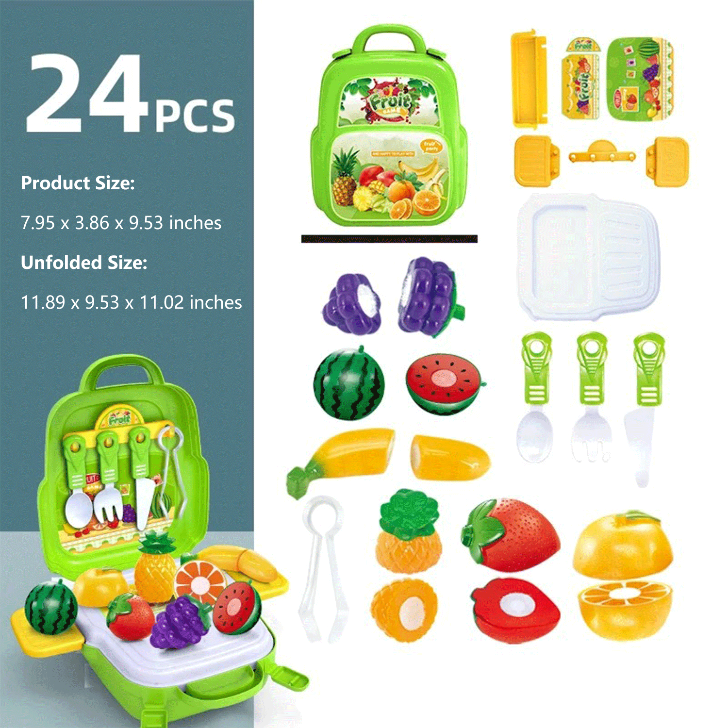 Pretend Play Backpack Tool Toy Set 2