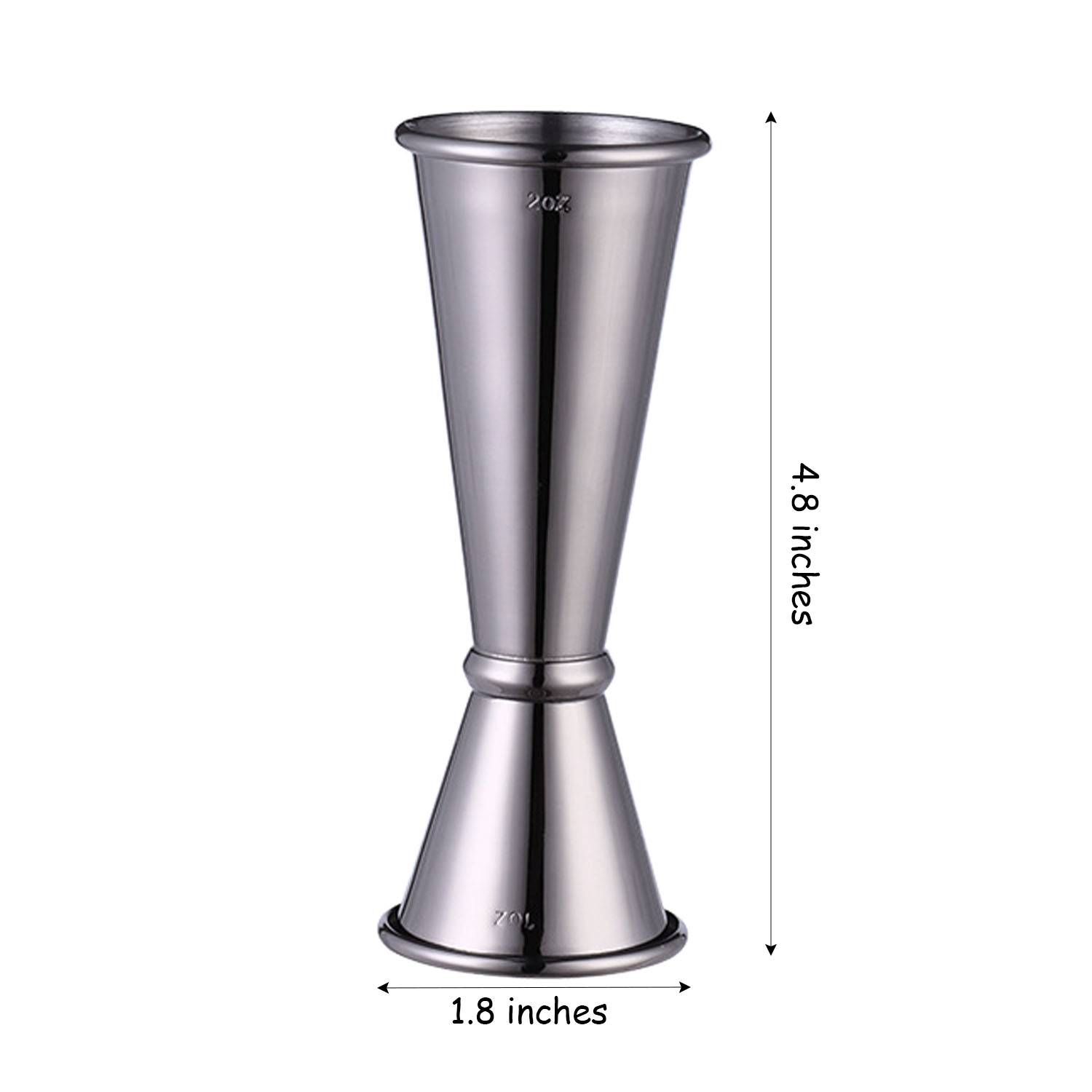 1oz/2oz Stainless Steel Jiggers 2