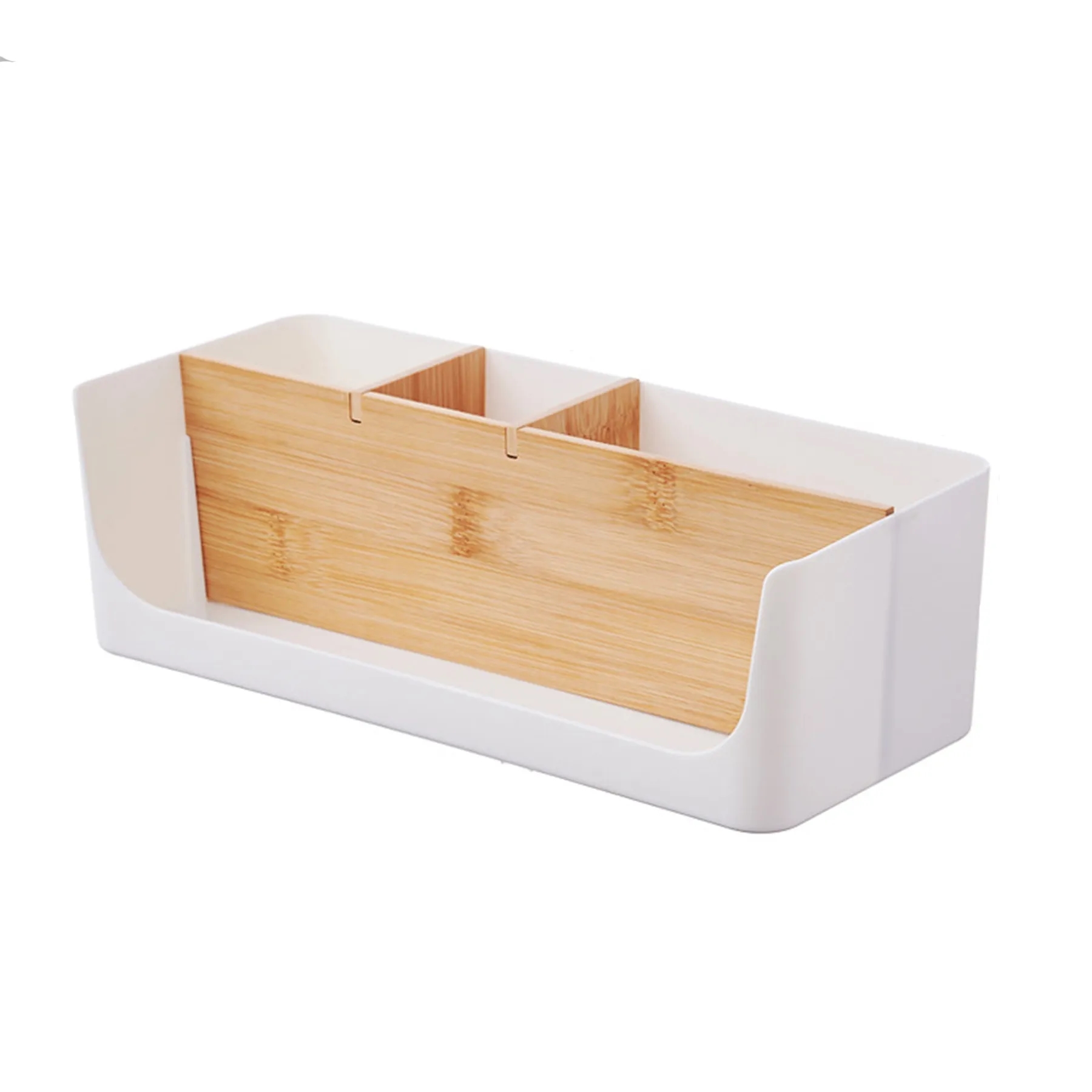 Plastic U-Shaped Large Rectangular 4-Compartment Tabletop St 3