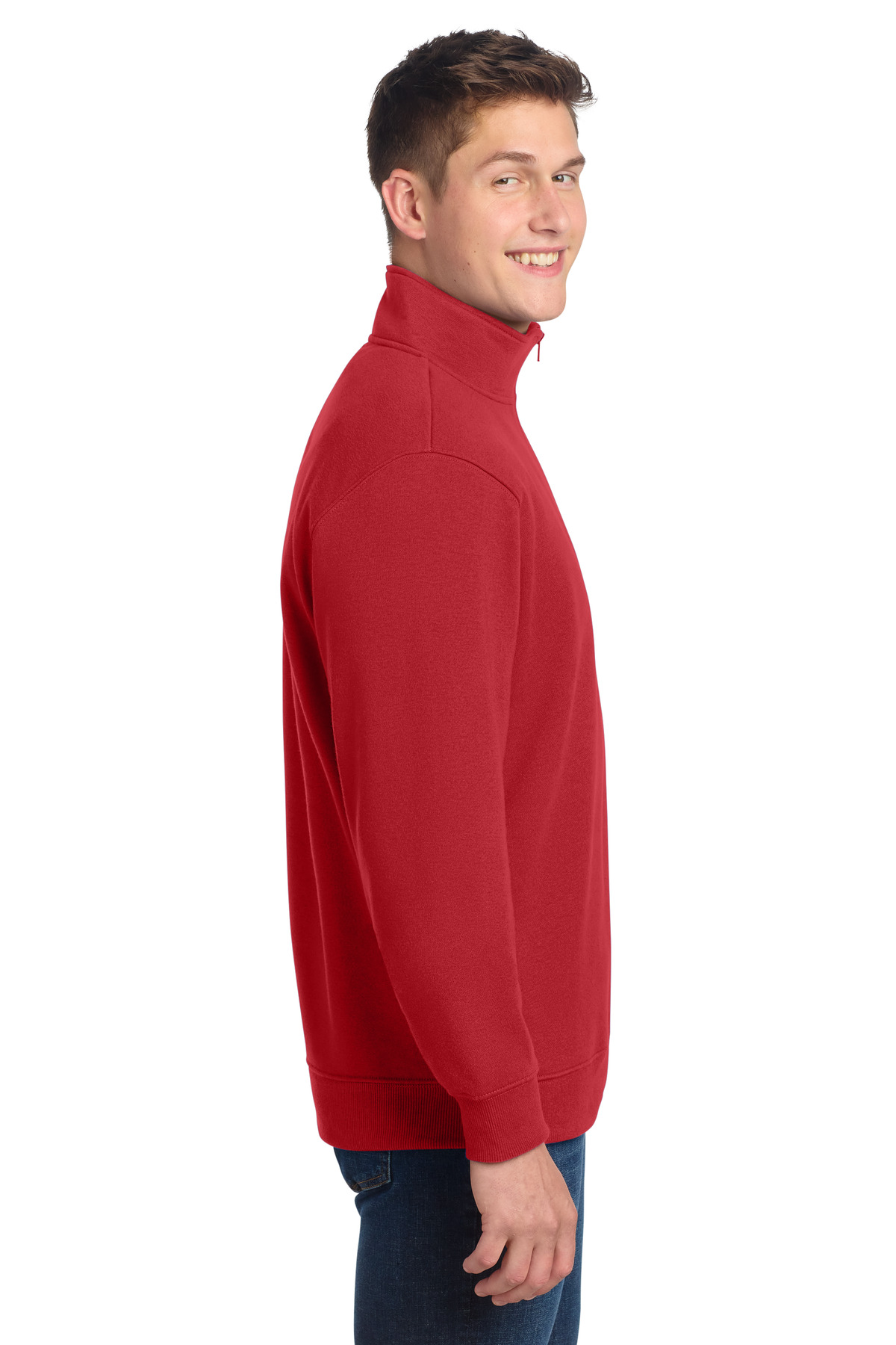 Sport-Tek 1/4-Zip Sweatshirt. ST253, custom hoodie or sweatshirt with logo imprint 80