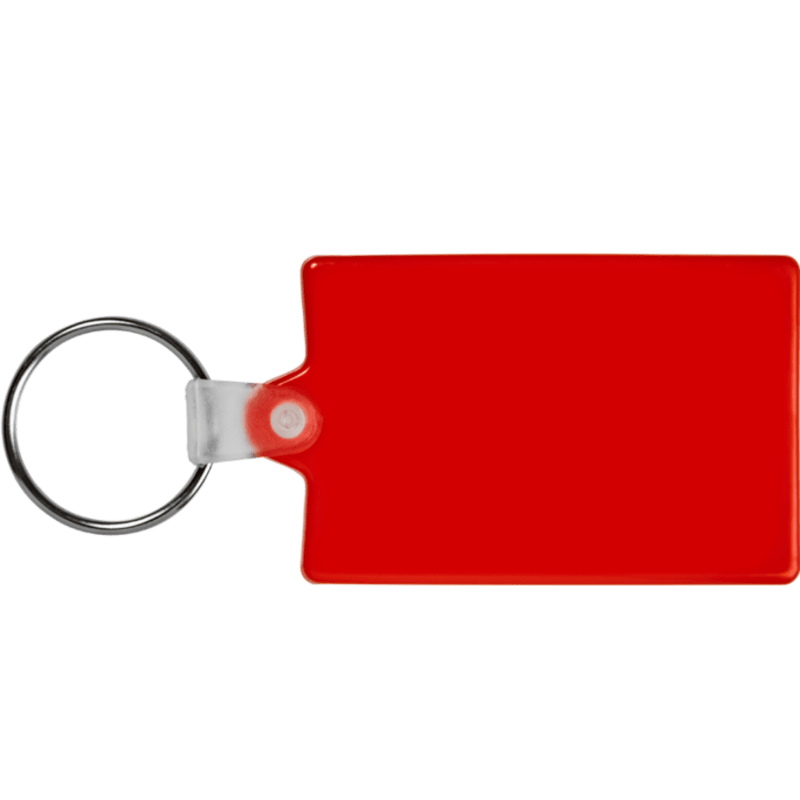 Rectangle Soft Plastic Keychains 22
