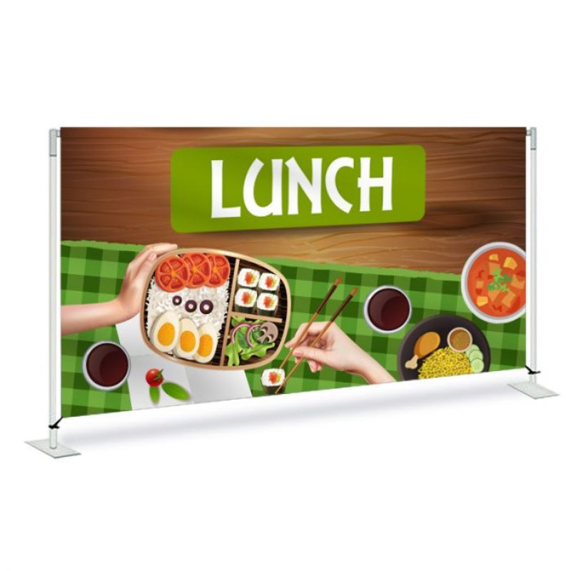 Lunch Pre Printed Fabric Barrier system 72" x 36" x 13.5 - Green 2