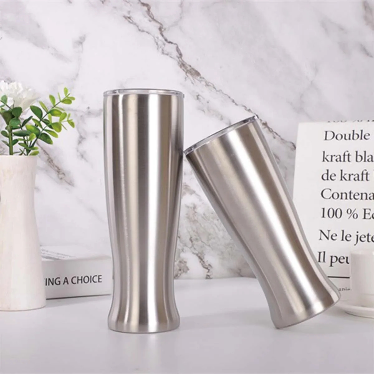 30oz Double Wal Stainless Steel Insulated Beer Tumbler 2