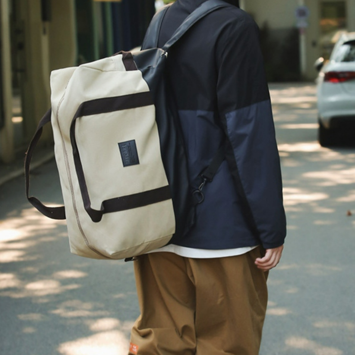 Wear-Resistant Canvas Travel Duffel Bag 2