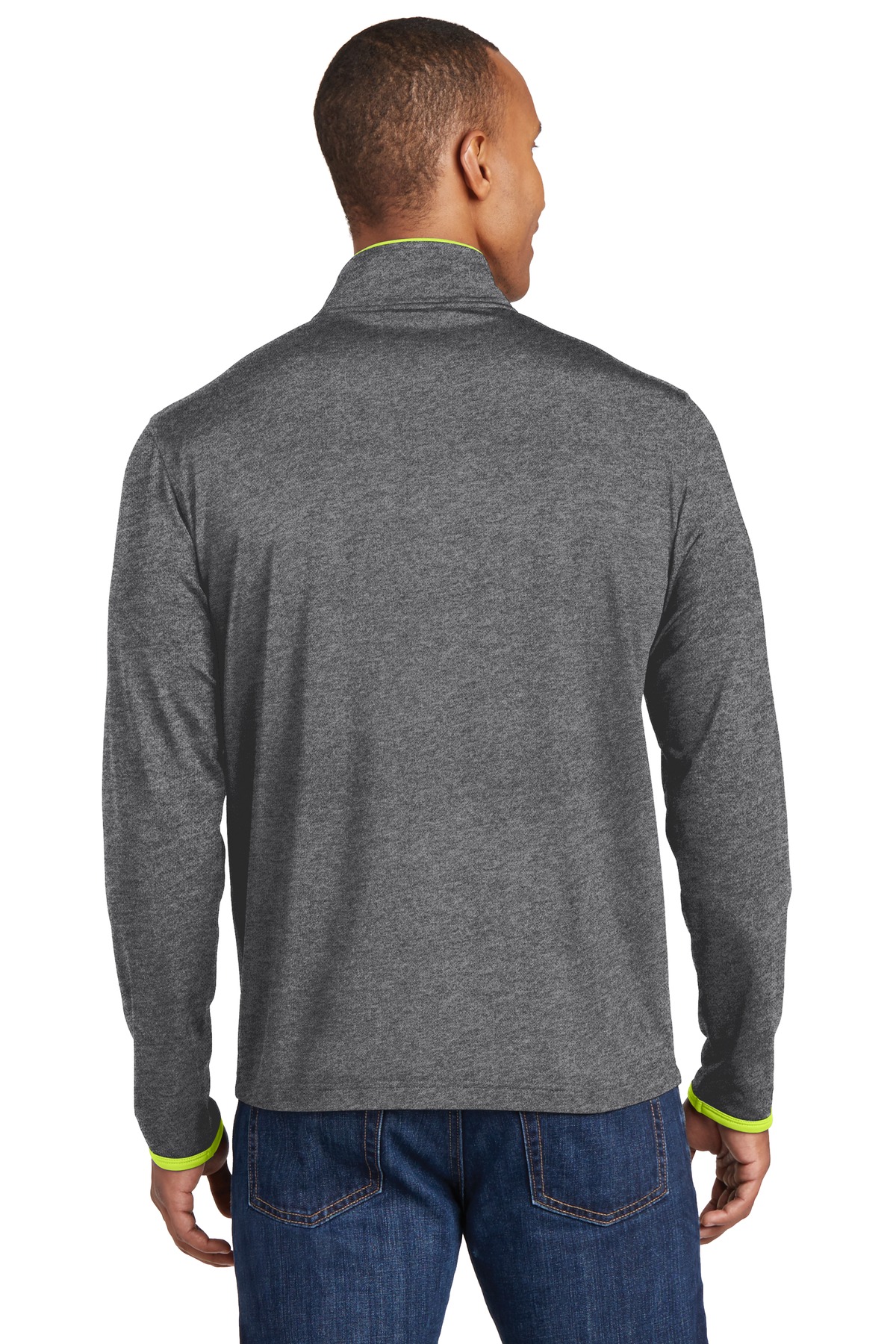 Sport-Tek Sport-Wick Stretch Contrast Full-Zip Jacket. ST853 40