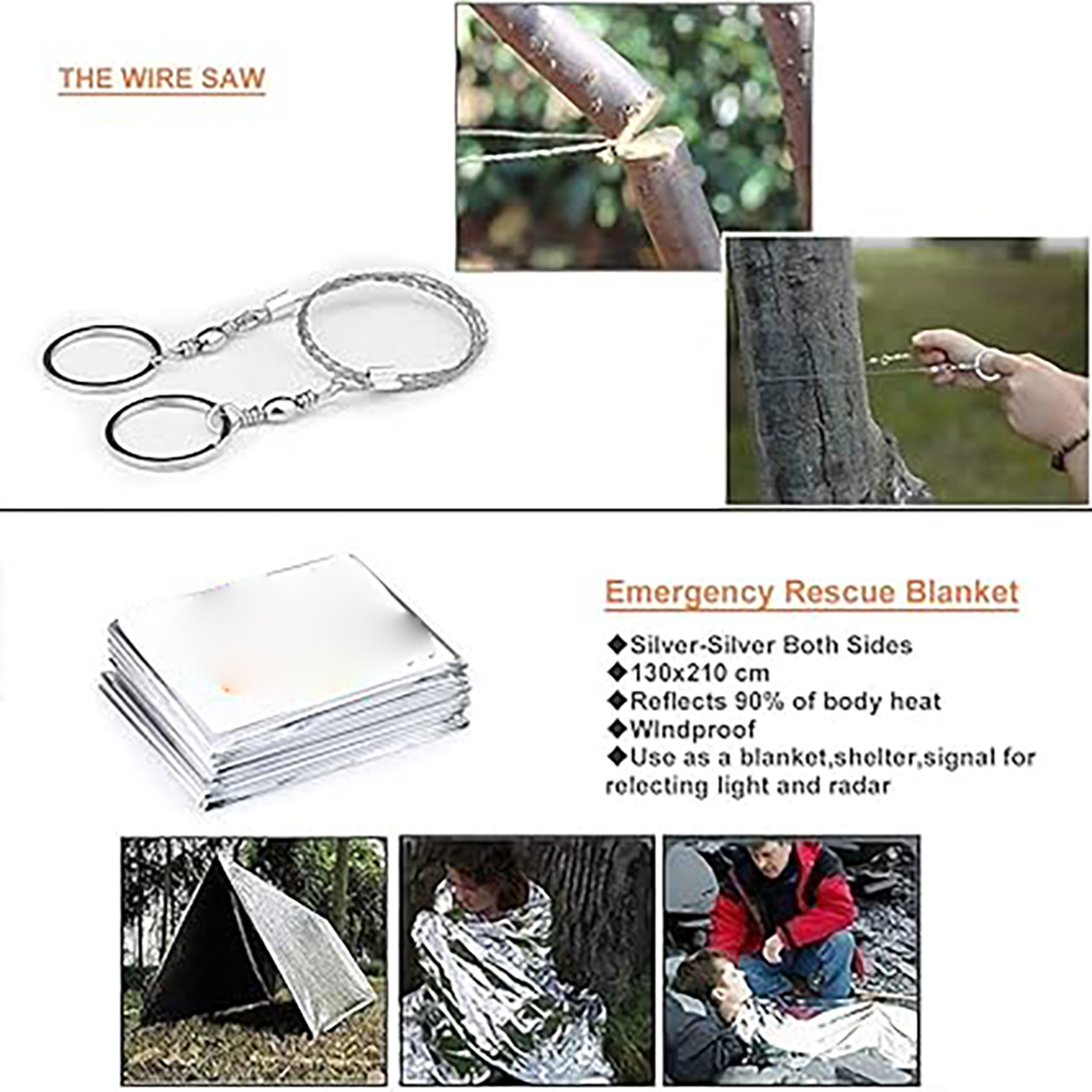 12 In 1 Survival Kit For Wilderness Survival Set 5