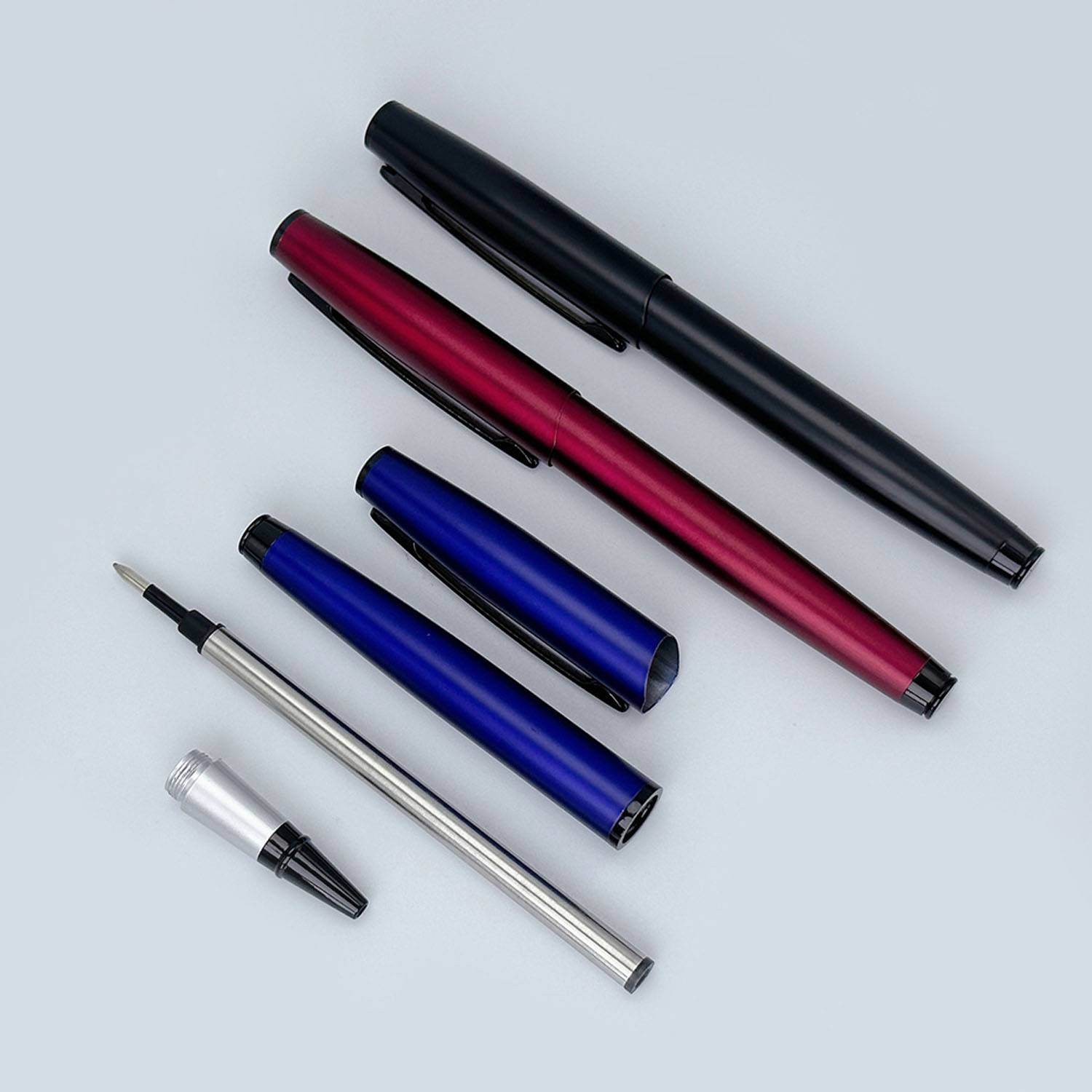 Cap Action Matte Metal Business Ballpoint Pen 6
