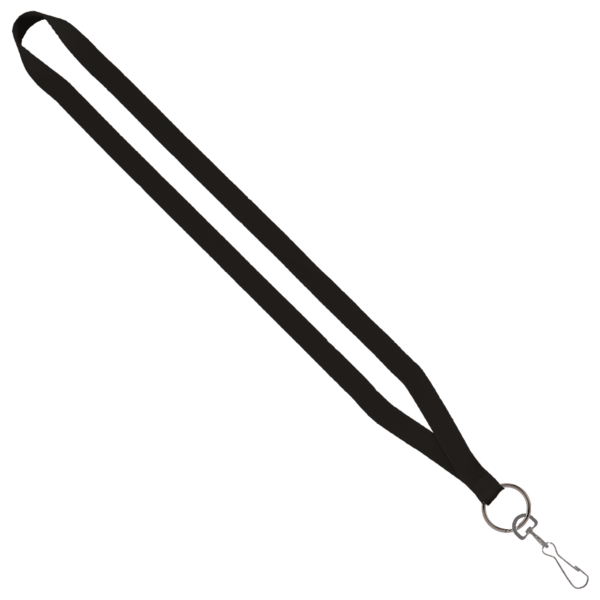 1/2" Polyester Lanyard with Sewn Metal Swivel Snap Hook 13
